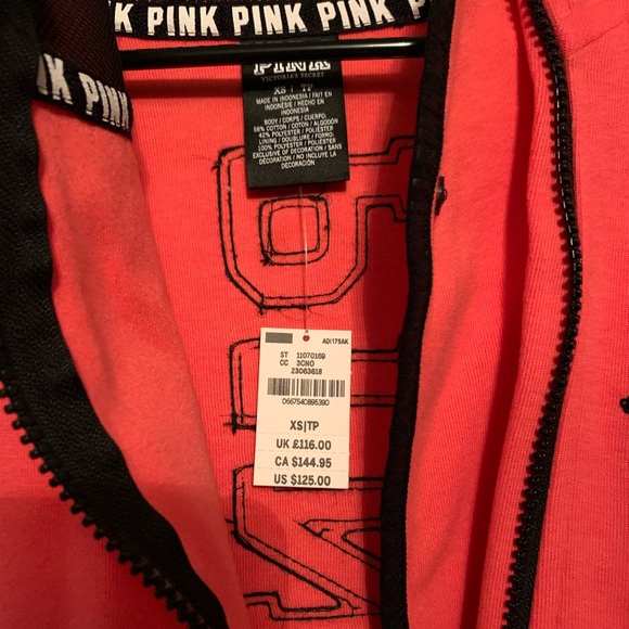 ❣️HP❣️RARE 2015 Sequin PINK Fashion Show Hoodie - Picture 6 of 6